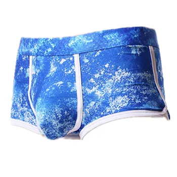 

Sexy Men Underwear Boxer Shorts Printed Panties For Man Low Waist U Convex Pouch Underpants cueca masculinas Plus Size M-XXL