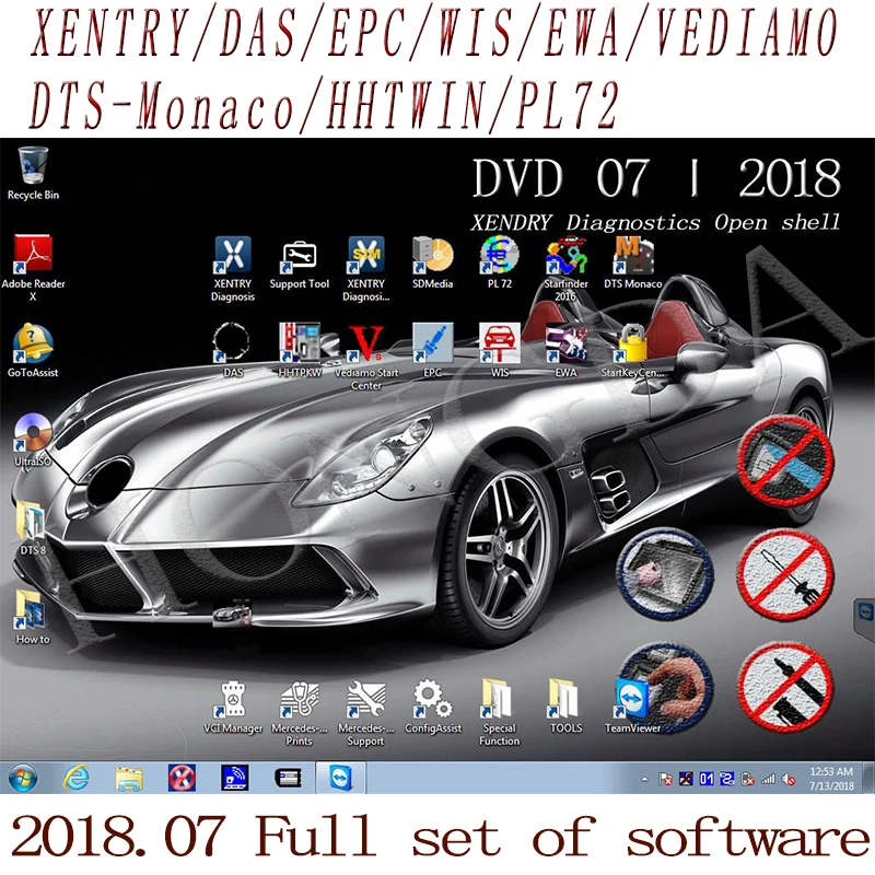 Новейшее программное обеспечение V2019.12 Vediamo DTS Xenntry с D630 для диагностики ноутбука компактный Mb star C4 для автомобиля/грузовика для работы поддержка кодирования