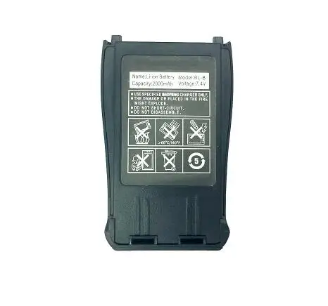 

BL-B 2000mAh Li-ion Battery for Baofeng Walkie Talkie UV-B5 UV-B6 Dual Band Two Way Radio