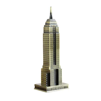 

The World Famous Landmark Metal Model Of The Empire State Building Model Metal Alloy Practical for Living Room Home Decoration