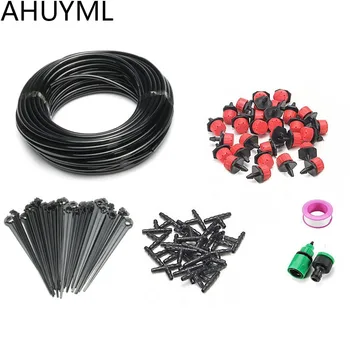 

AHUYML 10M Automatic Watering Micro Irrigation Drip Irrigation System Pipeline Watering Drip Kit Garden View Garden Terrace