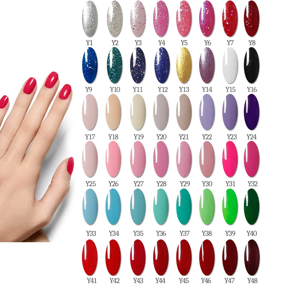 Маникюрный набор с лампа для ногтей 80/54/36 Вт для ногтей набор 10 цветов УФ комплект гель-лаков для ногтей, набор инструментов для ногтей искусство Наборы для маникюра пилочки для ногтей
