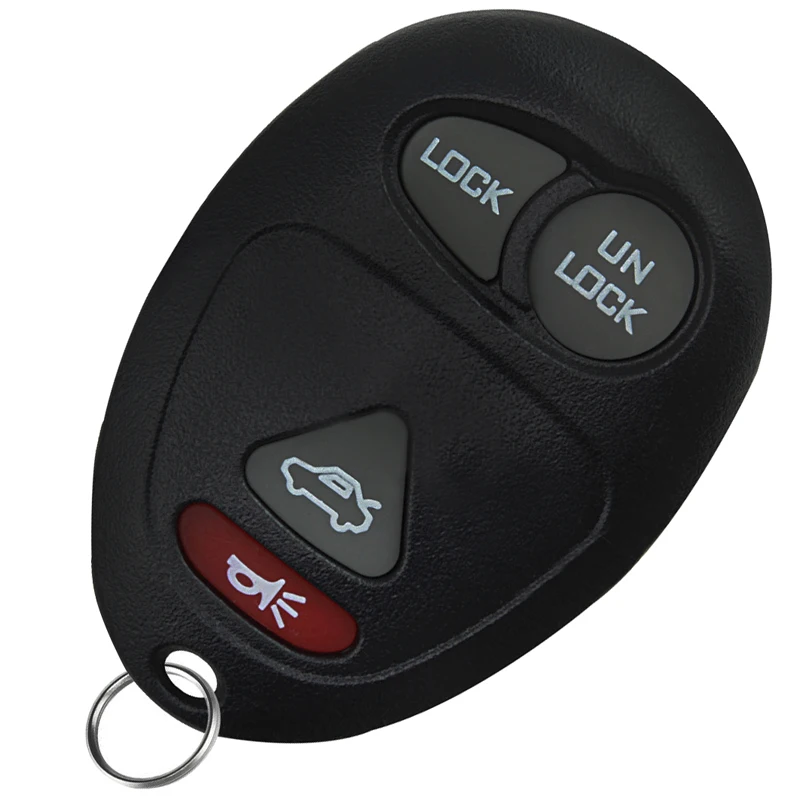 

4 Button Remote Keyless Entry Key Fob Transmitter Clicker Control Alarm For Buick Pontiac L2C0007T Replacement Car Key