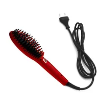 Электрическая щетка для выпрямления волос быстрый выпрямитель волос расческа для волос электрическая щетка расческа Утюги Авто Расческа для прямых волос щетка