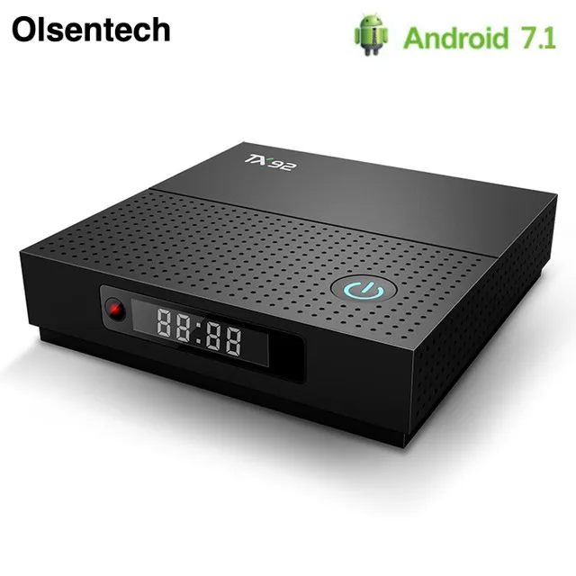 

TX92 Android 7.1 Smart Tv Box Amlogic S912 Octa core 3GB Ram 32GB Rom Bluetooth 4.1 4K 1000M LAN 2.4G 5.8G Dual Wif Set Top Box