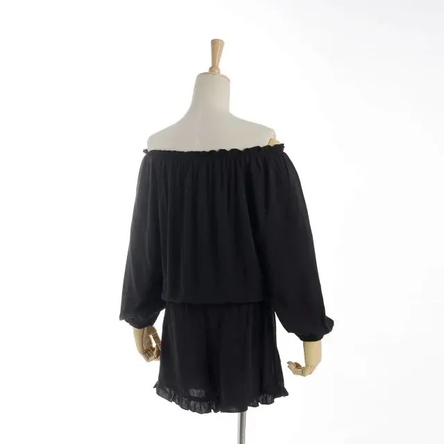Брендовые шорты с рукавами-фонариками и разрезом, сексуальный Модный женский комплект с шортами и длинными рукавами, комбинезон AW366