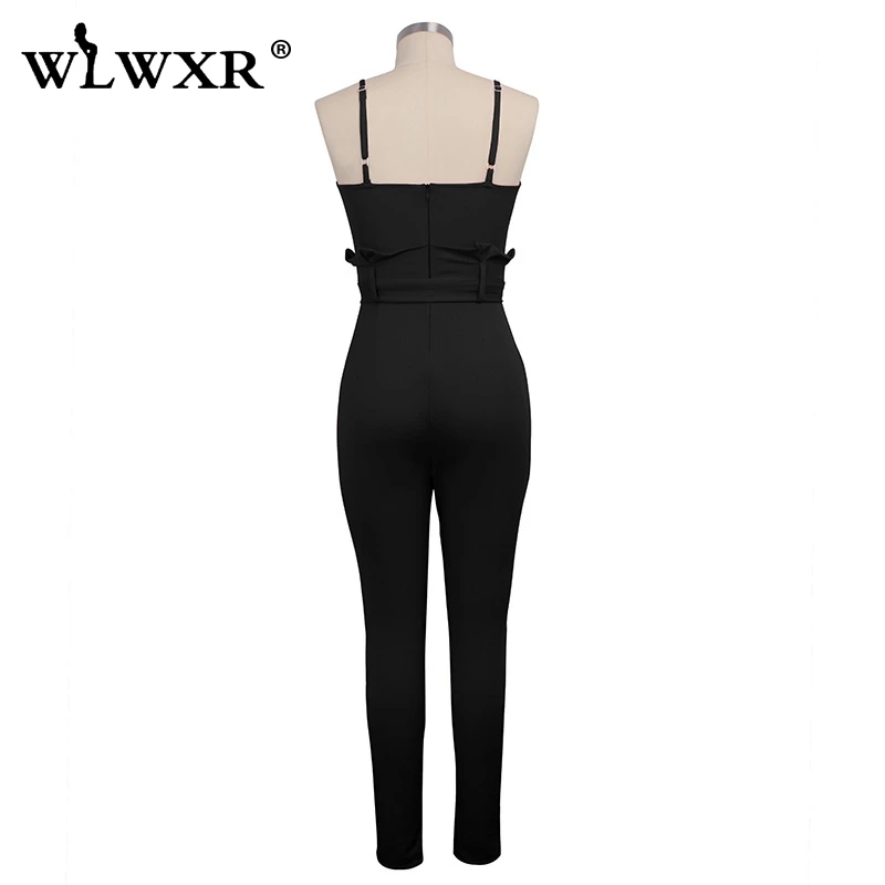 WLWXR Повседневное Bodycon Летний комбинезон для женщин игровая одежда бинты спинки Дамы волнующие Клубные Комбинезоны женские Комбинезоны