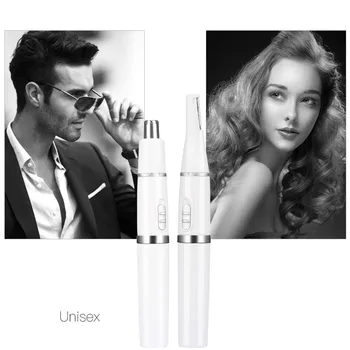 

2 In 1 Nose Hair Trimmer For Men Women Nose Ear Eyebrow Trimmer Hair Removal Shaving Beard Face Hair Cut Shaping Clipper Razor