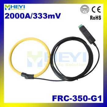 

Yellow Split Core ac current measurement Input : 1~2000A Output : 333mV flexible rogowski coil ct rope with integrator