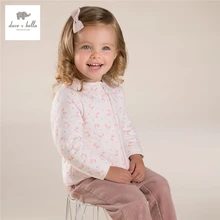 DB4273 G davebella autumn padded top basic jacket chilren coat kids clothes for girl