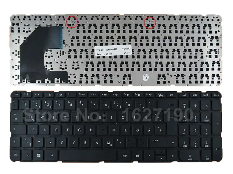 GR German Layout Laptop Replacement keyboard for HP