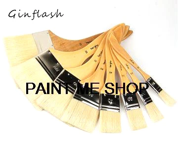 15 ~ 120 мм Набор кистей для рисования Краски щетка для волос свиньи Краски состав щетки подходят для дизайнера легко моется деревянная