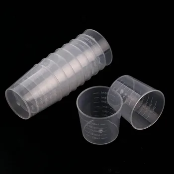 

Affordable 20pieces 30ml Plastic Transparent Measuring Cup With Scales For Resin Silicone Mold Tools Jewelry Tools