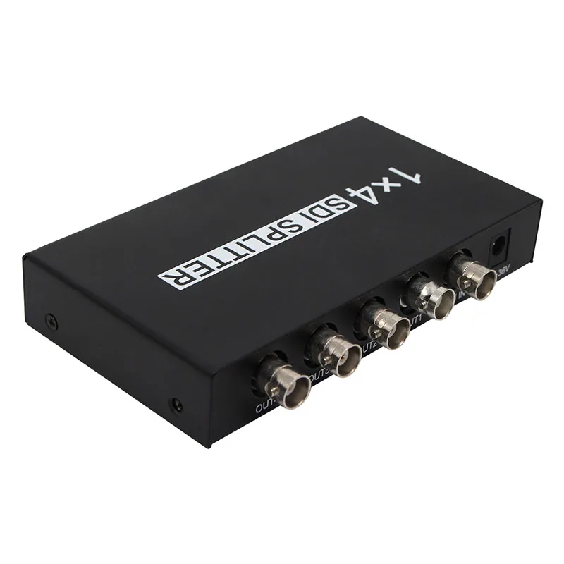 Mini Converter SDI 1*4 SwitcherSDI 1 Input Port 4 Output Ports Supports SD HD 3G-SDI HD Distribution Free Shipping