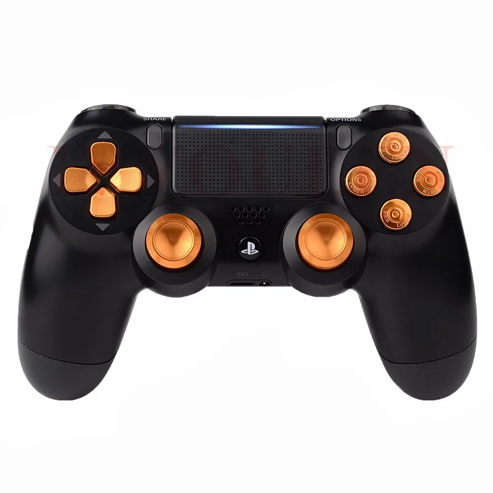 for ps4 pro slim metal buttons gold    01