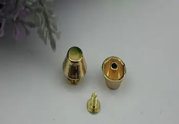 

Free shipping (20 PCS/lot) diy bag accessories metal handbag at the bottom of the circular smooth rivets