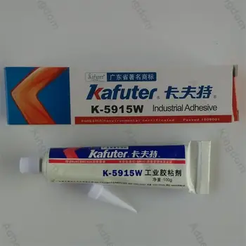 

5pcs Kafuter 100g K-5915W adhesive sealant white flame retardant silicone insulation rubber