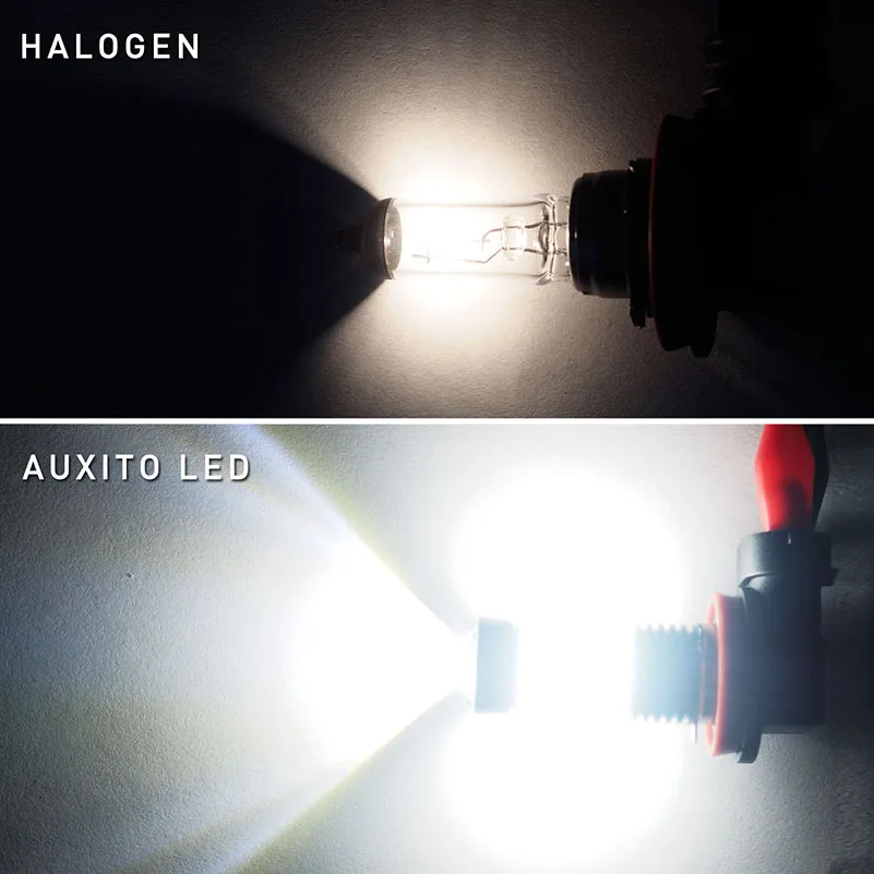 AUXITO 2x Светодиодный фонарь H11 H8 H9 9006 HB4 Шина CAN автомобиль светодиод лампочки для BMW E39 E60 противотуманная фара Габаритные огни DRL 12 V