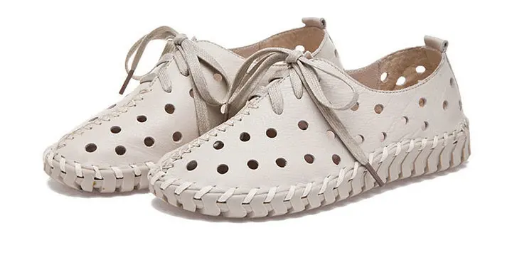 Sneakers Casual Women Flats Shoes Summer Women Hot Authentic Leather Comfortable Shoes For Female Footwear (13)