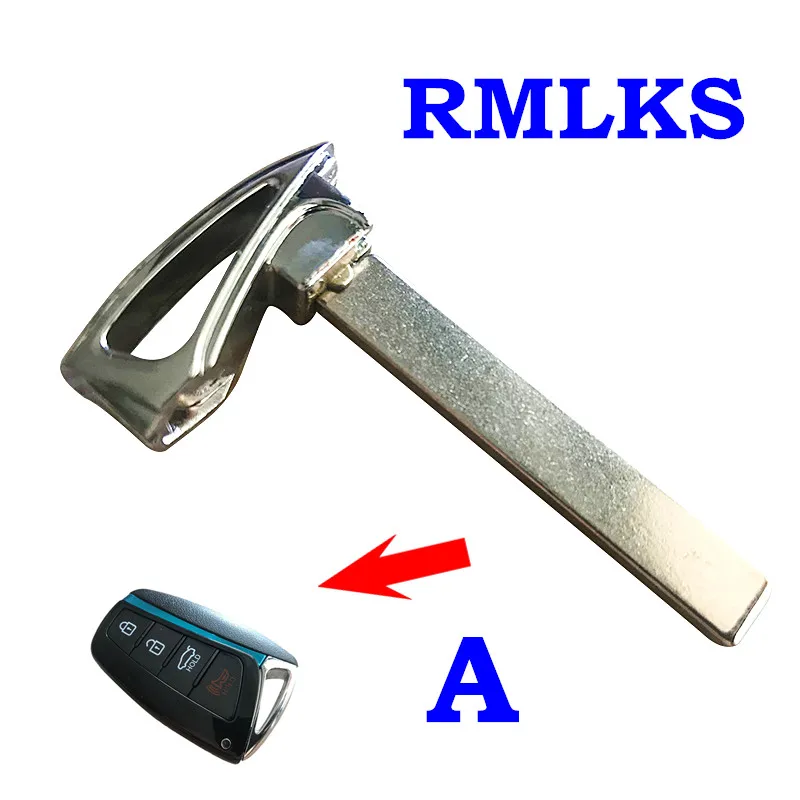 RMLKS стиль Интеллектуальный Аварийный ключ Лезвия подходят для hyundai нового Santa Fe IX45 для Kia 2013 Uncut TOY40 лезвие - Количество кнопок: A Blade