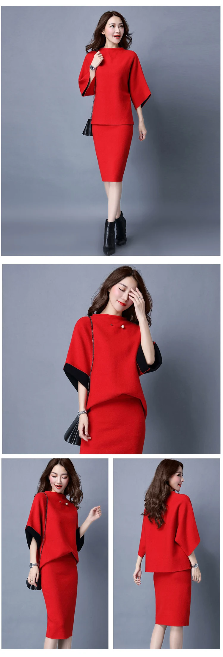 Female Winter Pullover Sweat Suits Women Cashmere Sweater Women Suits Clothing Sets Women Sweatsuit Conjuntos Femininos 006