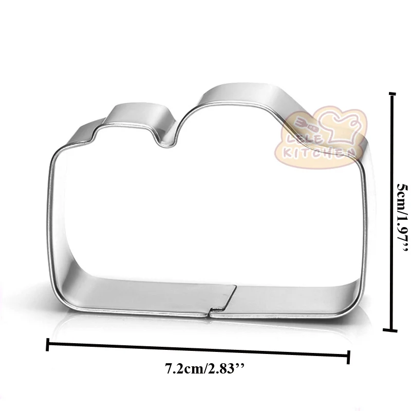 1pcs patisserie reposteria Fashion Paris Bag Gift Camera Molds Metal Cake Decor Cookie Cutter Biscuit Cupcake Pastry Shop Mould
