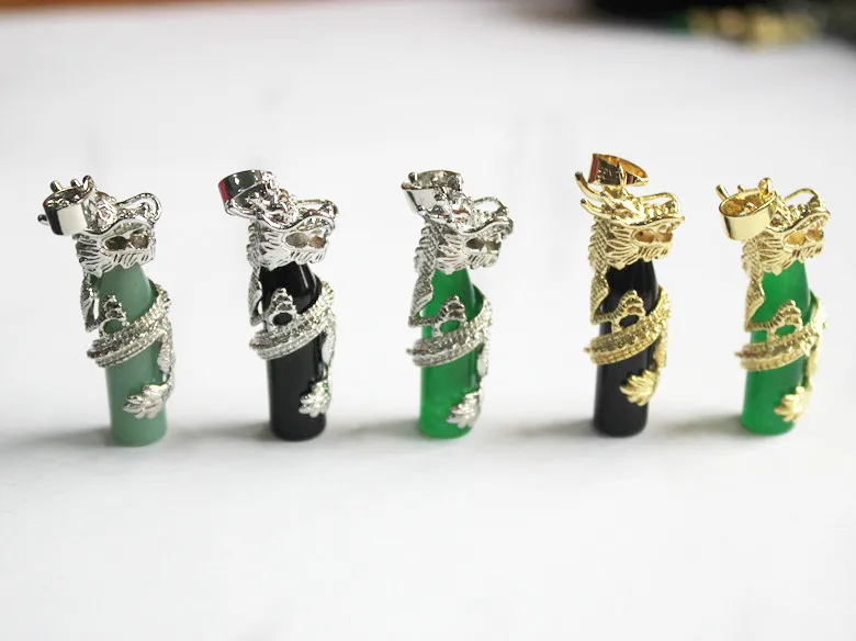 

Free shipping Wholesale a series of 5 kinds of lab +/silver plated dragon pendants necklaces free shipping