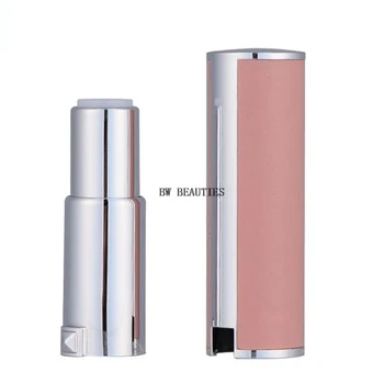 

500Pcs/Lot 12.1mm empty plastic round shaped Lipstick case(lambskin type),Lip Balm Tube Empty High Quality Plastic Lip