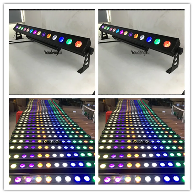 2pcs 14x15w 5 in 1 American DJ Ultra Wall Washer Bar Uplighter individual point control outdoor ip65 rgbwa led wall washer light