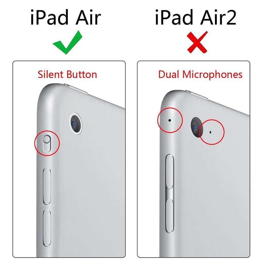 Противоударный чехол для iPad Air 1, Air1, 5, 9,7 дюймов, детский армированный прочный силиконовый жесткий защитный чехол для iPad Air 1