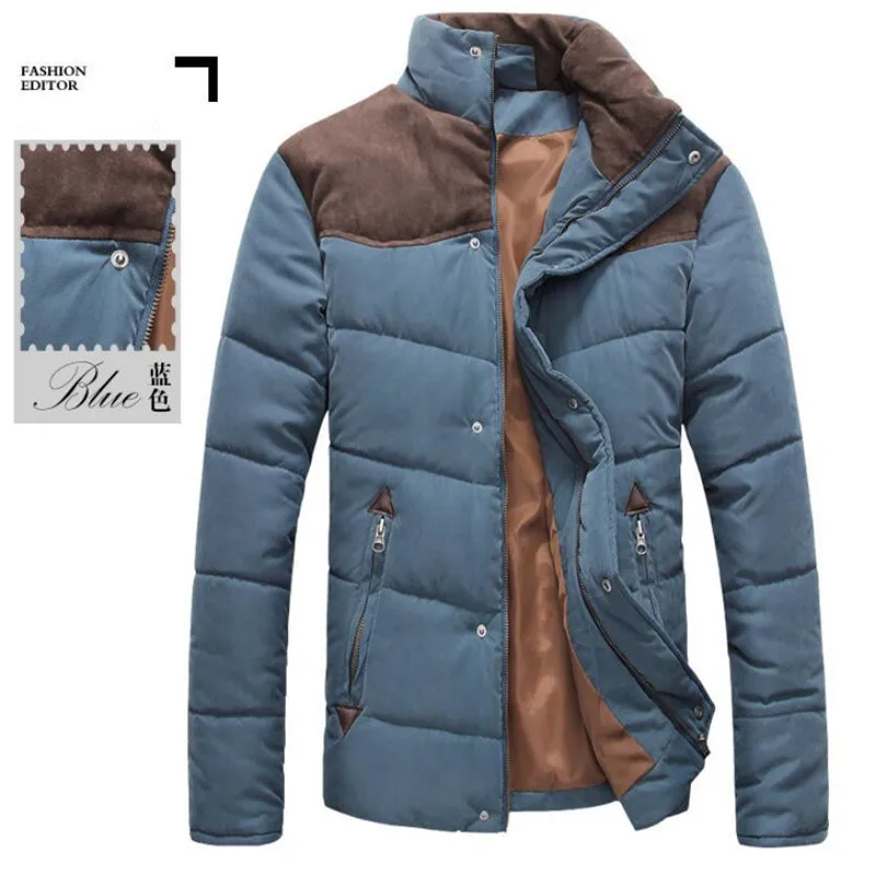 Модная Повседневная зимняя куртка, Мужская Верхняя одежда, удобные пуховики, хлопковая одежда размера плюс M-XXXL