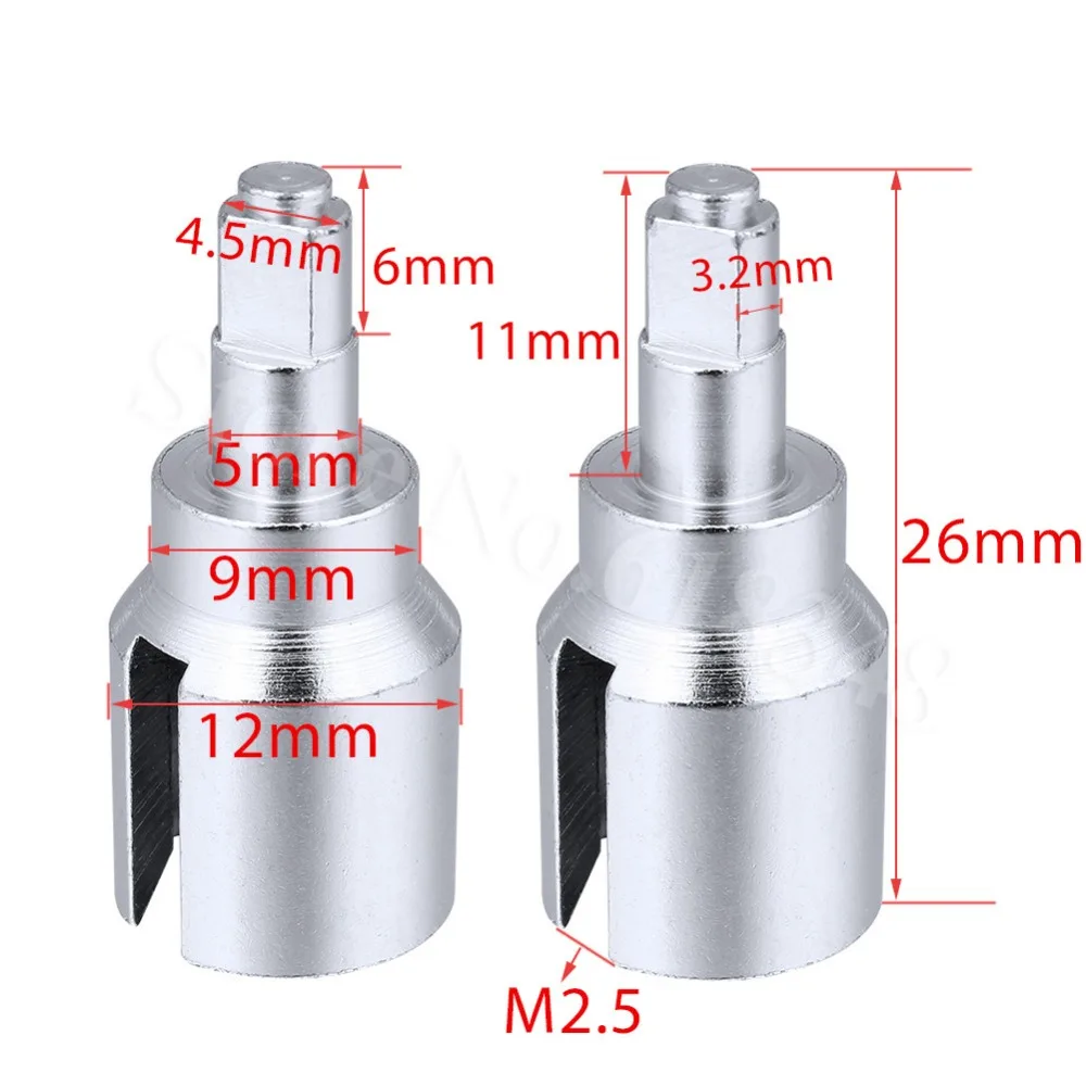 2 Pack стальной металлический Driff Differental Outdrives для RC 1/10 Электрический Himoto Tanto E10XB E10XBL