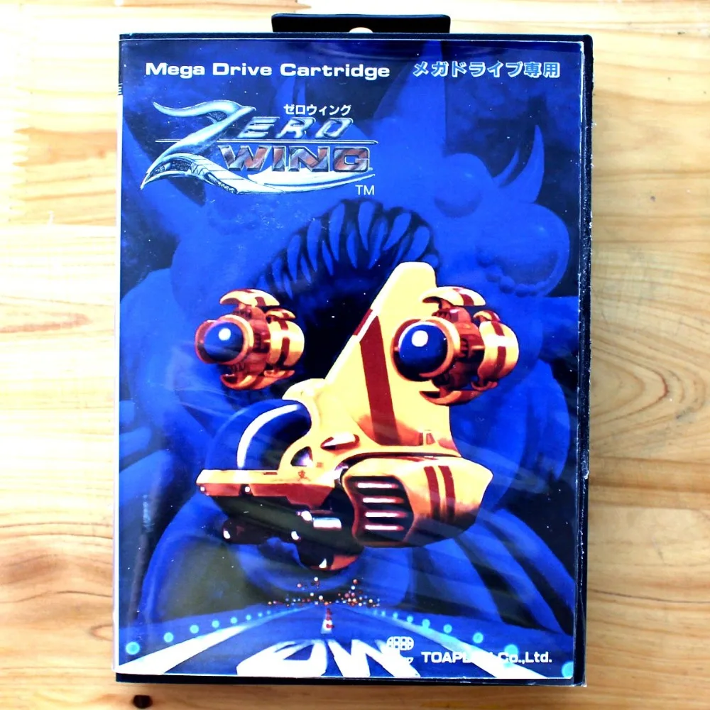 Zero Wing 16 бит MD игровая карта с розничной коробкой для Sega megadrive& Genesis игровой консоли системы