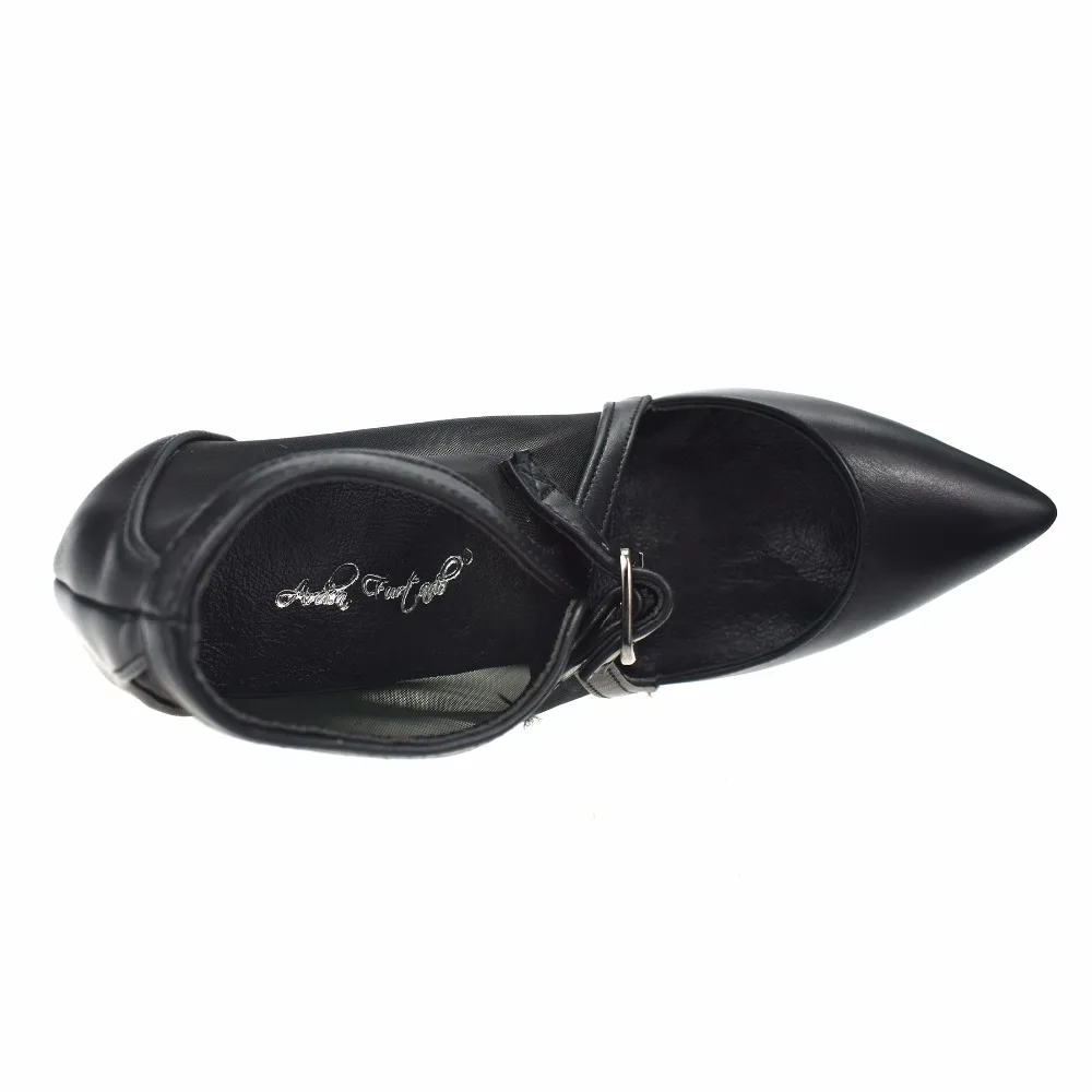 Arden Furtado/Мода года; Летние пикантные вечерние туфли на высоком каблуке из прозрачного сетчатого материала; туфли-лодочки с пряжкой размера плюс; босоножки; модельные туфли для женщин