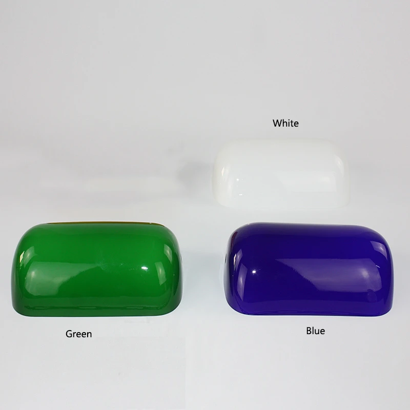 blue bankers desk lamp