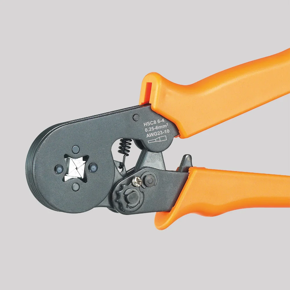 

Crimper Crimping Pliers Hands Tools VSC8 6-4 Mini-Type Self-Adjustable for Cable End Sleeves Ferrules 0.25-6mm AWG23-10