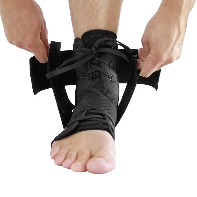 

Ankle Support Lace Up Adjustable Ankle Brace for Fracture Sprain Injury Prevention Varus Foot Bandage Wrap Joint Correction Belt