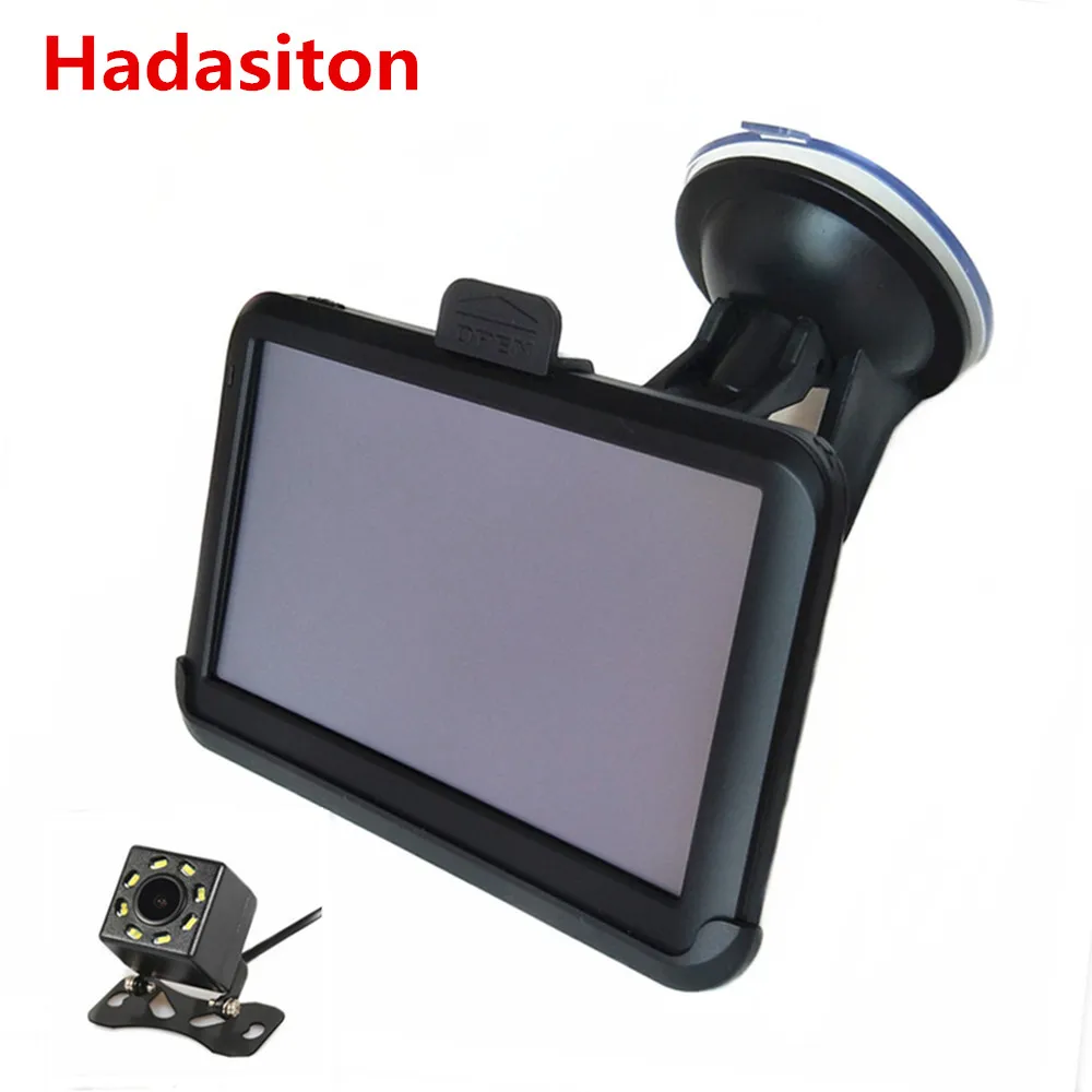 

New 5 inch Car GPS Navigation 8G Sat Nav MTK800M+FM Transmitter+Free Maps,Bluetooth AV-IN &Rearview camera optional