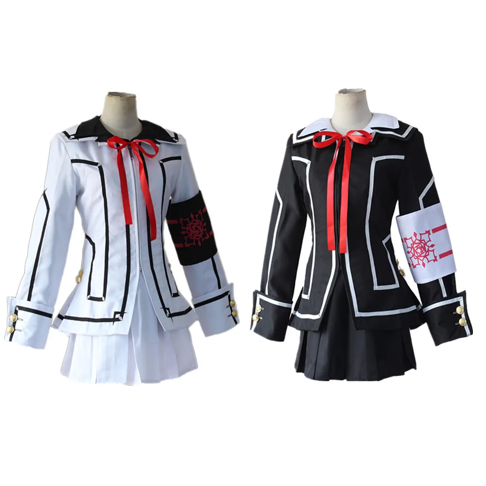 

Vampire Knight Cosplay Costume Yuki Cross White or Black Womens Dress uniform