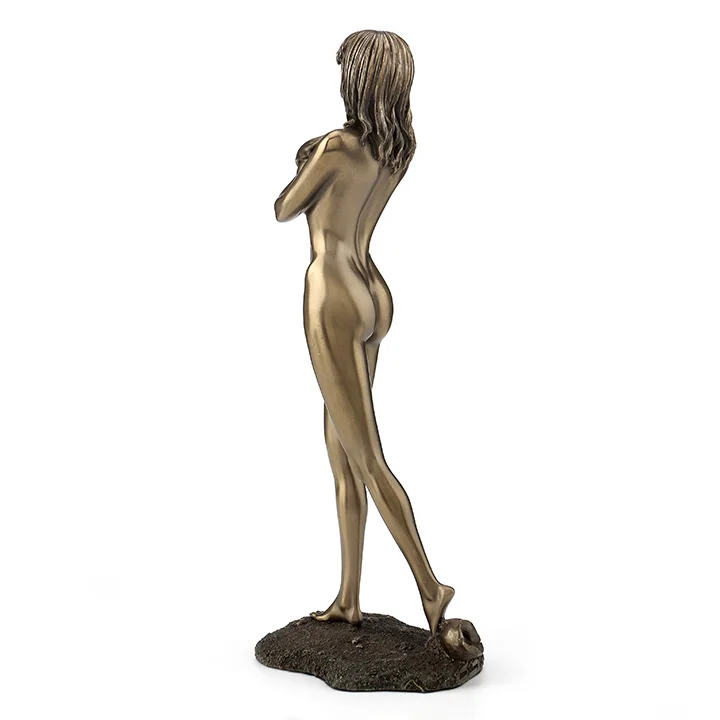 

Cold cast copper technology nude female figure sculpture hotel cafe model room Resin dies Star naked art women lady beauties