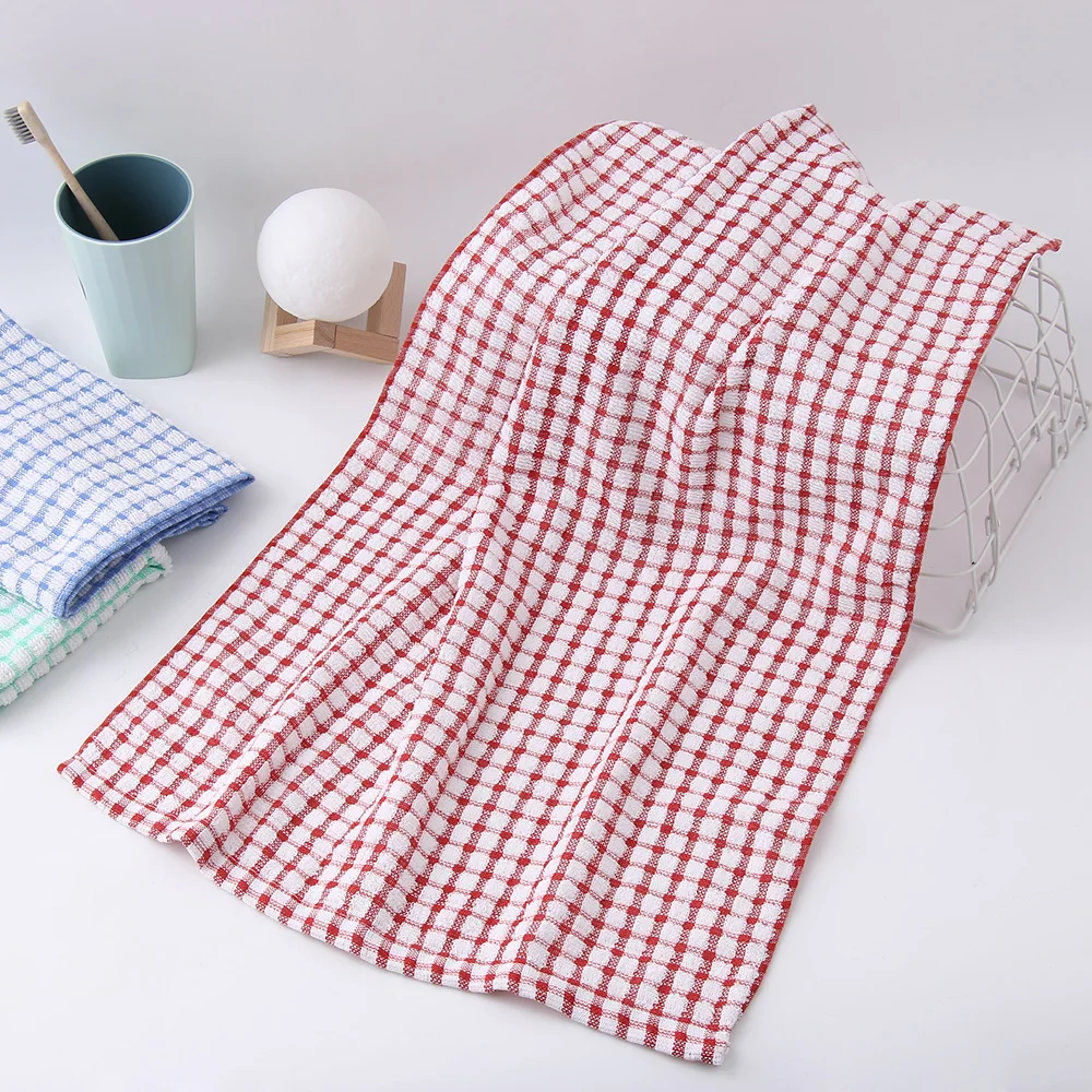 Kitchen Tea Towels Dish Cloths Absorbent Drying Towel Washing Cotton Cloths US