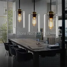 Столовая гостиная подвесная прямоугольная лампа современная стеклянная подвеска лампа винтажная лампа Современная хрустальная Мода освещение