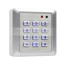 DIYSECUR NOVO À Prova D’ Água 125 KHz Leitor RFID Kit Sistema de Controle de Acesso Teclado + 10 Cartões de IDENTIFICAÇÃO Chave Fobs