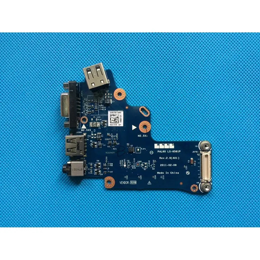 

V7001 0V7001 CN-0V7001 Genuine New VGA / USB / Audio IO Circuit Board PAL60 LS-6561P for Dell Latitude E6520