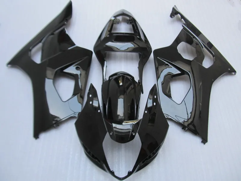 

Injection mold Fairing kit for SUZUKI GSXR1000 03 04 GSXR 1000 GSX-R1000 K3 2003 2004 All gloss black Fairings set+gifts HC28