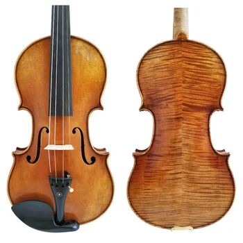 

Copy Antonio Stradivari Cremonese 1716 Model Violin with Canvas Case and Brazil Bow Rosin FPVN03 #2