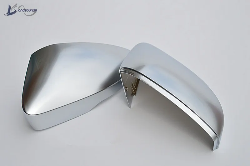 Landsounds Chrome Rear View Mirror Cover Side Mirror Covers Housing Set