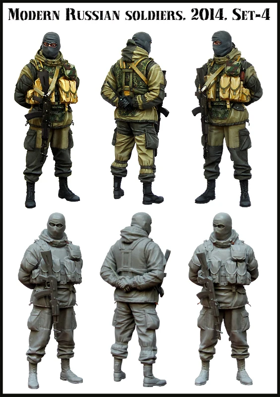 1:35 Современный русский soldiers.Set-4