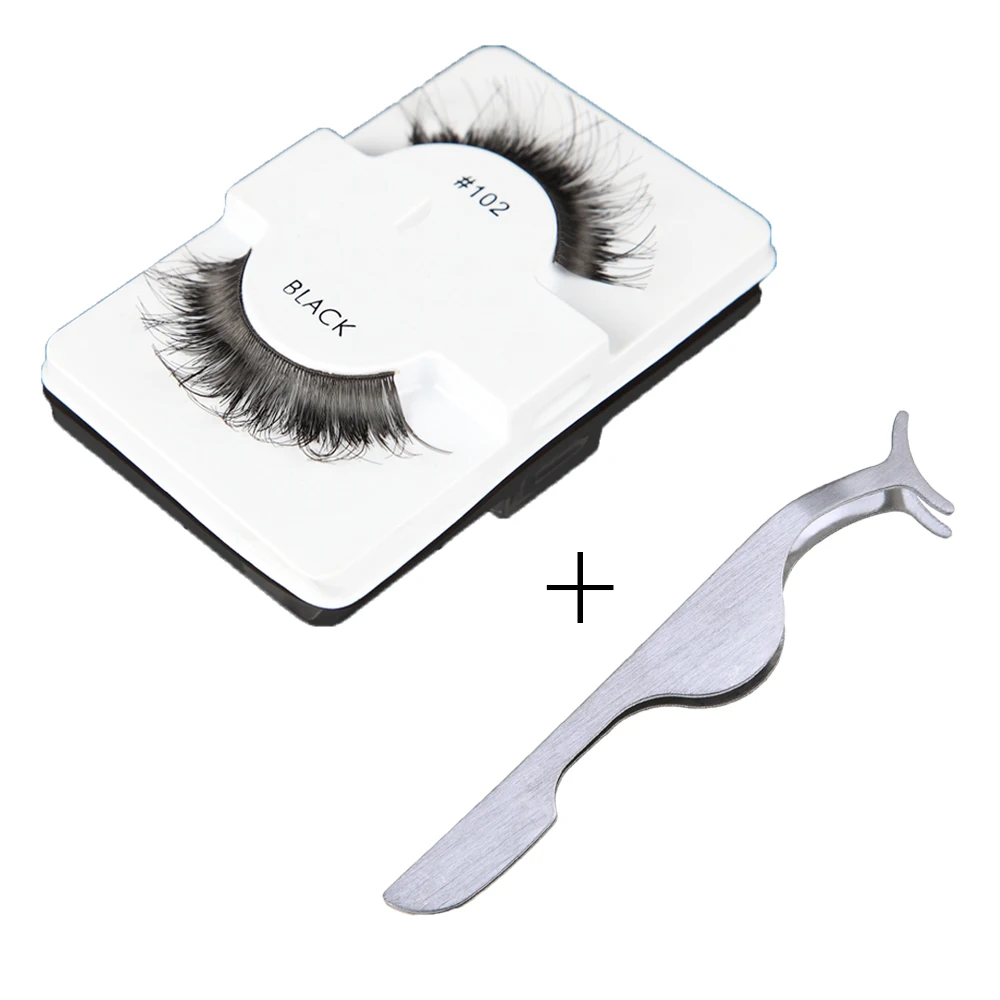 Buy 1 Pair False Eyelashes 3D Mink Natural Long Sparse