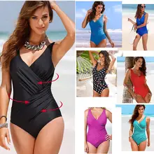 Плюс размер 5XL цельный Однотонный женский купальник Монокини, женский купальный костюм De Bain Кружевное боди женский купальный костюм песочный пляжный купальник